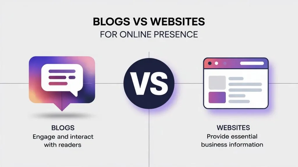 blog vs website
